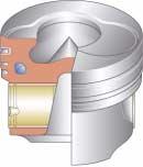 Nel pistone è presente un condotto di raffreddamento ricavato direttamente dalla fusione, a cui è affidato il raffreddamento della fascia elastica del pistone.