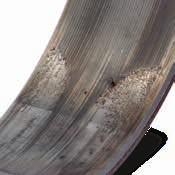 Semicuscinetto di biella sul lato del fusto Materiale composito acciaio-ottone con rivestimento a polverizzazione catodica Il cuscinetto a