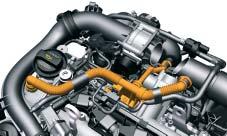Sfiato basamento Rispetto a un tradizionale motore aspirato, lo sfiato del basamento di un motore sovralimentato è più complicato.
