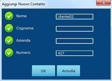 Gestione chiamata 11 AGGIUNGERE UN CONTATTO ALLA RUBRICA In ogni istante di una conversazione è possibile selezionare l icona contatti per inserire in modo immediato un contatto nella rubrica.