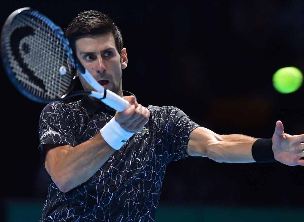 30 i racchette e dintorni Nole contro Sascha La Speed è la stessa La finalissima delle Nitto Atp Finals di Londra ha visto in campo il probabile n.