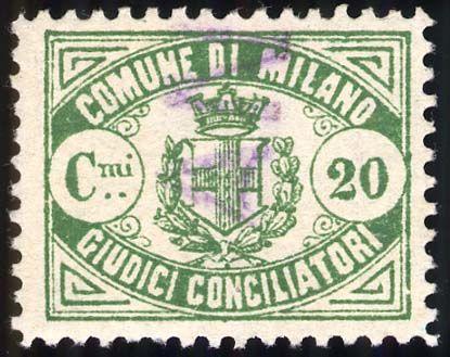 80 cioccolato 1930/< Carta bianca, liscia. Stampa mm. 23,5x19,5. 80 C.