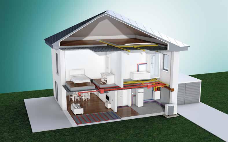 arotherm VWL monoblocco con unitower. La soluzione ad acqua compatta e facile da installare.