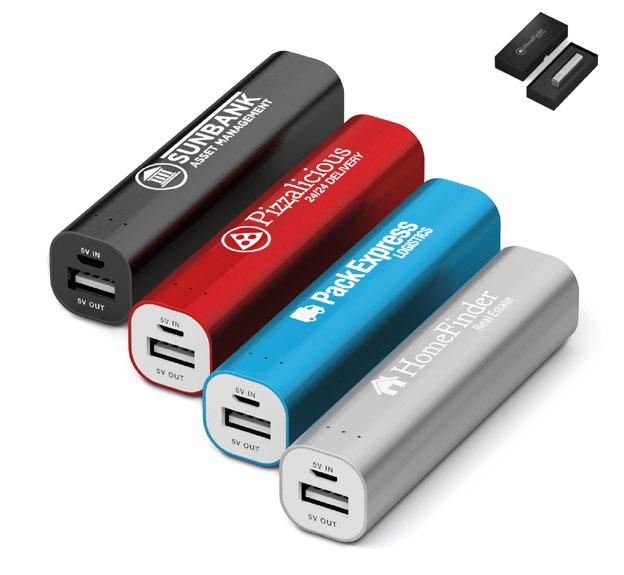 Energia portatile Cofanetto regalo in opzione BATTERIA USB i-deluxe Niente più batterie scariche Con questa batteria USB dotata di una batteria litio-ione per ricaricare il telefono quando si