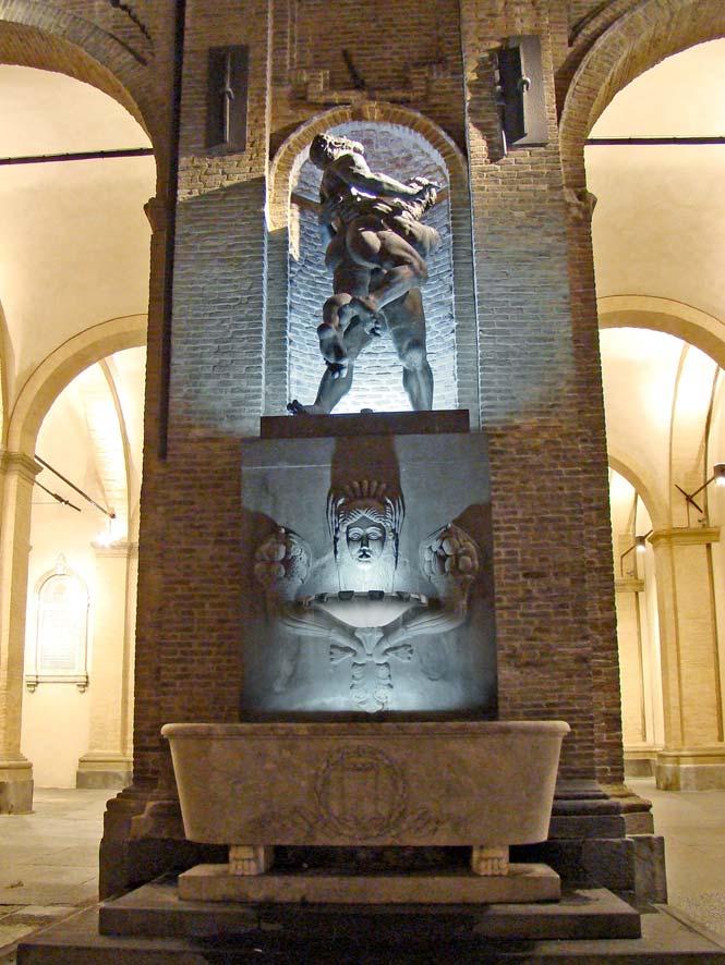 Illuminazione Statua con