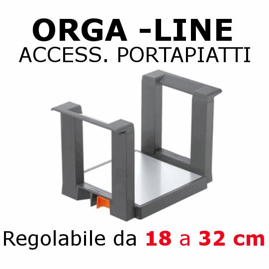 con profondità 50 cm e larghezza variabile tra 40 e 55 cm.