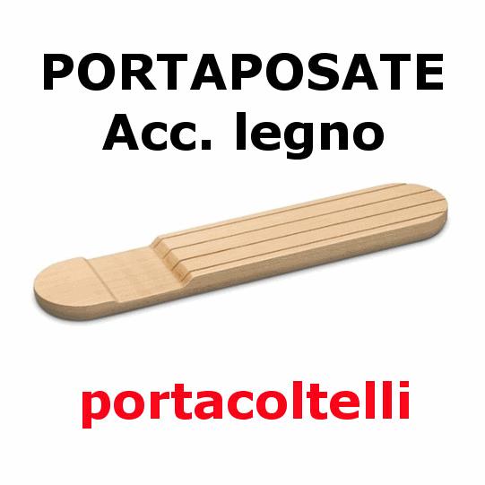 PORTAPOSATE PVC: Portacoltelli in faggio art.