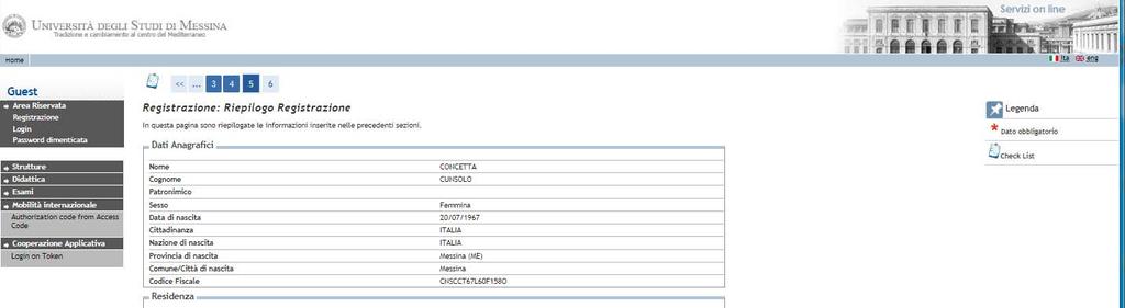 Confermare la registrazione