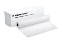 Carta plotter - Rotoli carta Rotoli carta plotter STARLINE Carta opaca di ottima qualità e ad elevato punto di bianco, prodotta con 100% di pura cellulosa elemental chlorine free ECF.