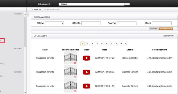 Multirecording Evolute tecniche permettono di utilizzare un numero variabile di server per registrare i flussi video delle telecamere in alta definizione, senza alcun limite al numero di telecamere