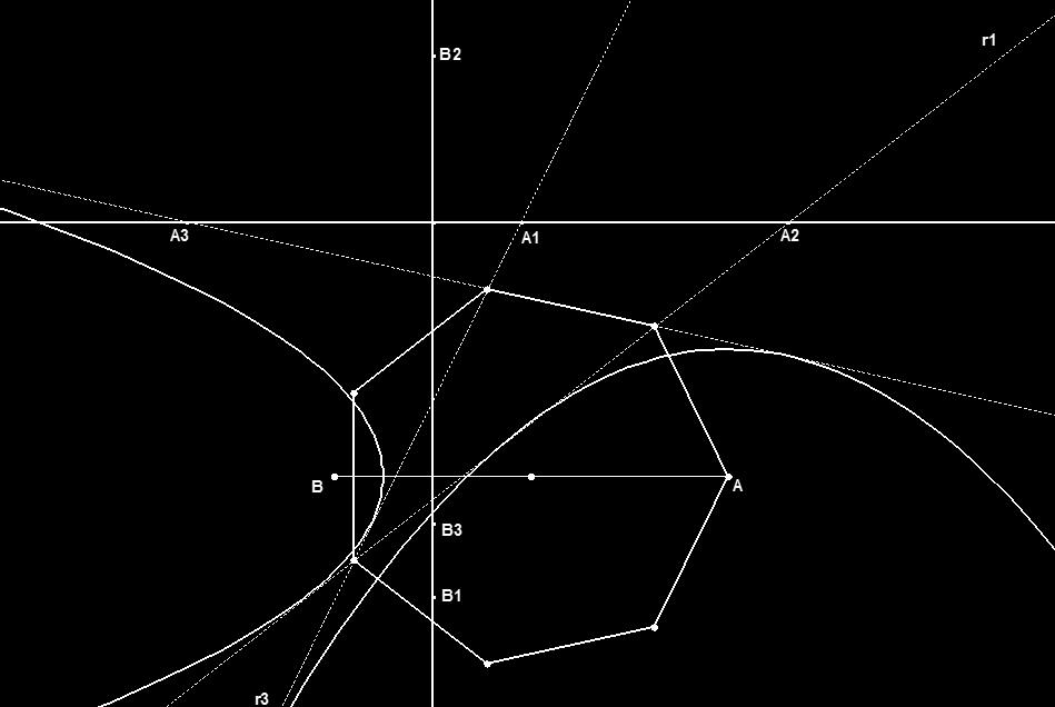La Geometria della piegatura della carta va oltre la geometria euclidea delle riga e compasso Gli ultimi due assiomi della geometria origami (VI VII) consentono costruzioni che vanno oltre la