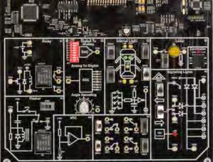 stato solido, Lampeggiatore Relè, Interruttore termico DAC e controllo ADC: DAC - convertitore digitale-analogico, ADC - Convertitore analogico-digitale, Sensore angolare, Sensore di posizione