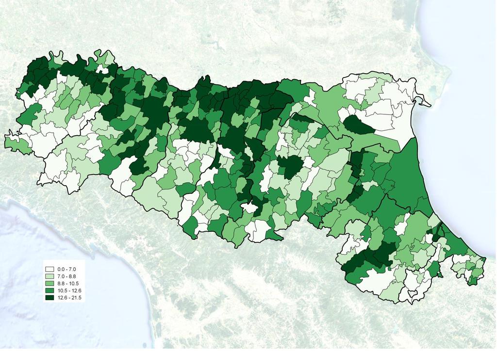 INCIDENZA DEGLI STRANIERI IN