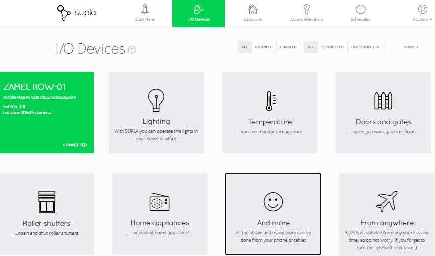 credenziali per configurare il dispositivo e l applicazione Cliccando sul dispositivo