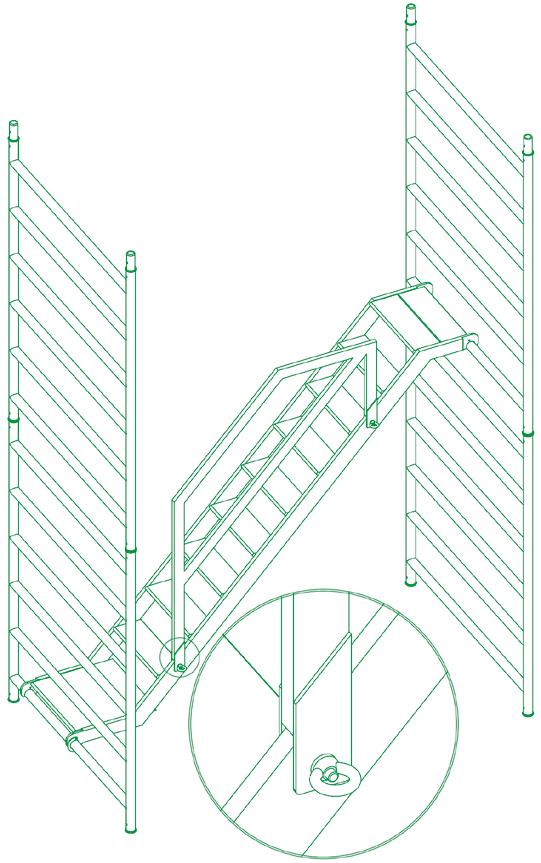 www.marchetti.eu 3.5 Istruzioni per il montaggio della scala a rampe alternate continue fig. P1-RA4.
