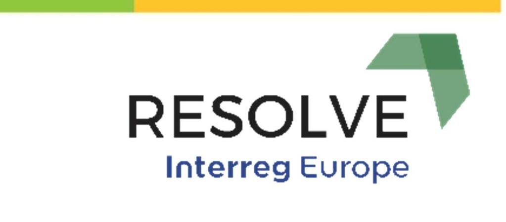 Resolve entra in una nuova fase Il progetto europeo Resolve sta entrando in uno dei sui momenti più importanti: dalla fase di scambio di conoscenze, stiamo passando alla fase di pianificazione!