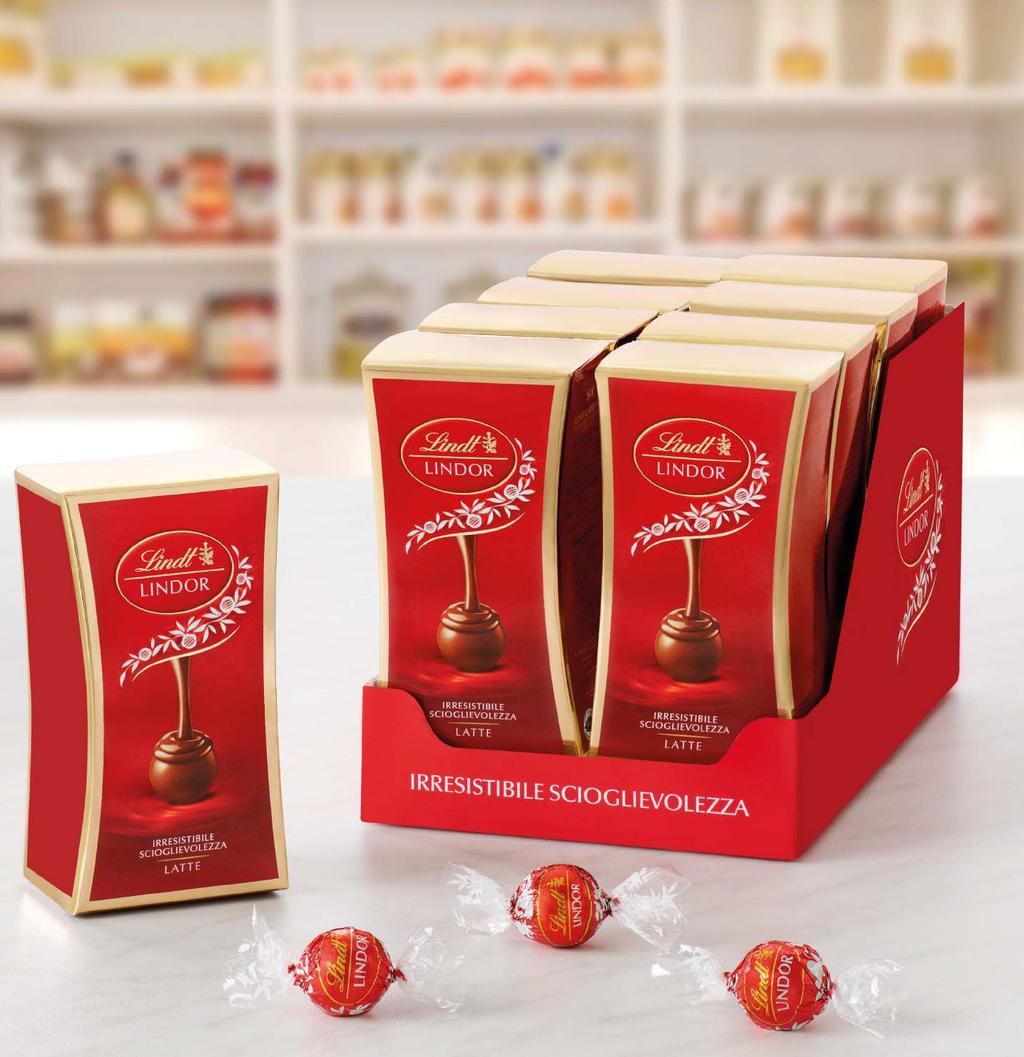 PILLAR LINDOR 853114 150g 8 pz x confezione CONTENUTO Boules Lindor Latte L