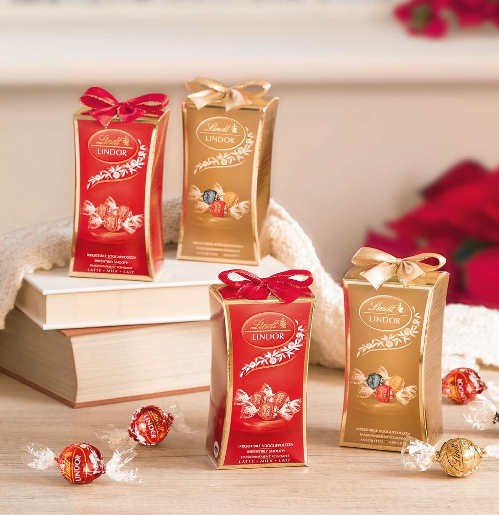 REGALINO LINDOR LATTE 853867 75g 20 pz x confezione CONTENUTO Boules Lindor Latte REGALINO LINDOR ASSORTITO 853868 75g 20 pz x confezione CONTENUTO