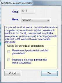 Premesso che, all'interno di ogni elaborazione sono presenti due periodi, il "periodo di liquidazione" ed il "periodo di competenza" (quest'ultimo collegato ad ogni dipendente).