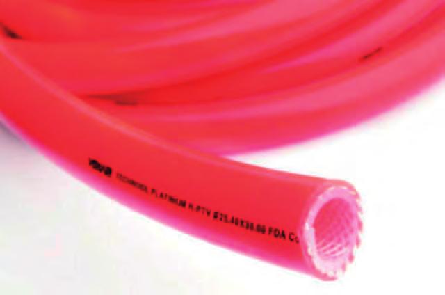 SILICONE HOSES // TUBI IN SILICONE TUBO TECHNOSIL PLATINUM H-PTV TECHNOSIL PLATINUM H-PTV HOSE Per il passaggio di ogni tipo di liquidi nelle industrie alimentari e farmaceutiche ad alta temperatura