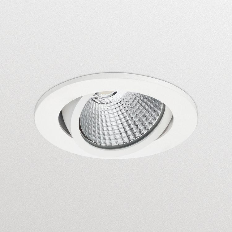 Specifiche Tipo RS060B (spot versione fissa a incasso) RS061B (spot versione regolabile a incasso) Tipo di controsoffitto Controsoffitto in cartongesso Sorgente luminosa Modulo LED non sostituibile