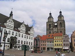 Cattedrale di Wittenberg nel 1517 In