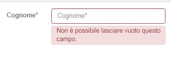 Note preliminari - I campi contrassegnati da * sono da compilare obbligatoriamente.