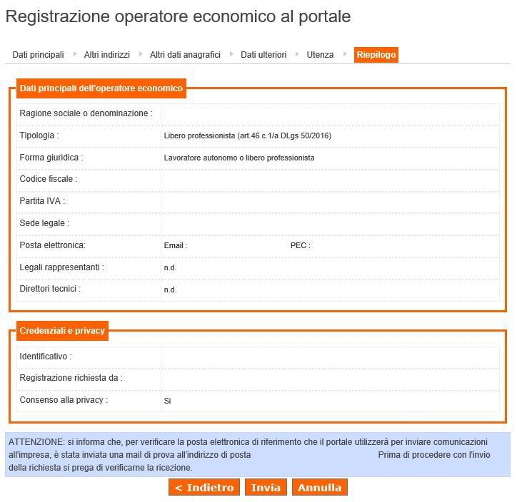 2.6.6 Scheda Riepilogo.