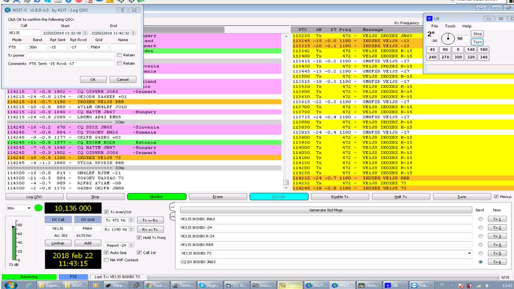 Qso in FT8 completamente da