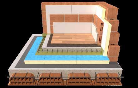 APPLICAZIONE A PAVIMENTO Isolamento termico di solaio o pavimento