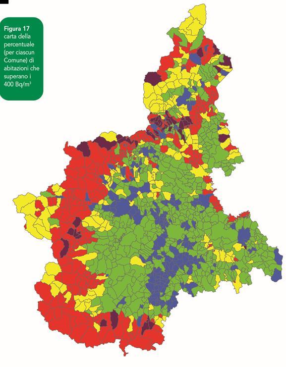 Il secondo esprime la percentuale di abitazioni, P%LR appunto, che presentano concentrazioni di radon superiori a un livello di riferimento prefissato LR, definito a priori sulla base di