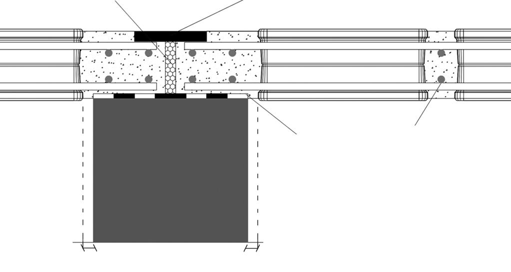 strutture orizzontali progettazione e tecniche d installazione Appoggi intermedi In presenza di appoggi intermedi il progettista deve considerare almeno 2-3 cm di distanza tra la struttura portante e