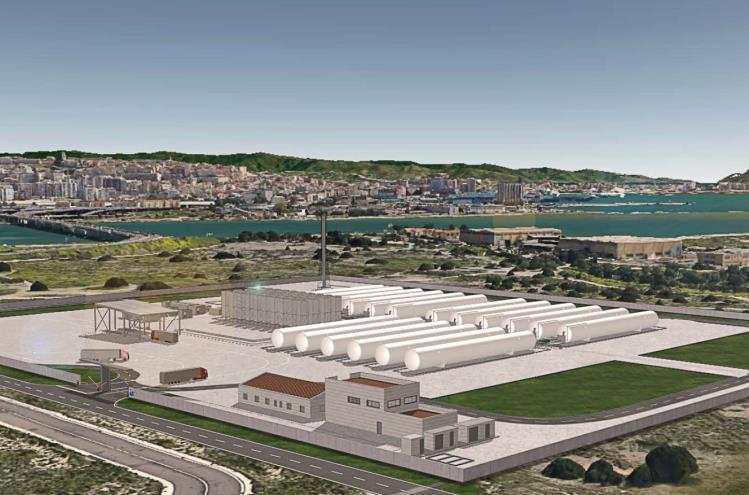 costruito il gasdotto SNAM / SGI (pipeline Cagliari Porto Torres), il progetto di SLNG.
