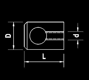 Diametro (=ø) 24 mm Länge Lunghezza 24305 A = 1¼ B = 1 C = 1¼