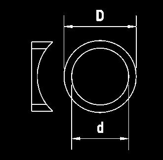 2 mm Grösse D Diametro D 20.