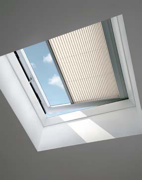 38 39 FMG - Tende filtranti plissettate Atmosfera soffusa senza rinunciare alla luce Finestra per tetti Finestra per tetti piani piani con vetro piano con vetro curvo o cupola 0-15 2-15 Manuale