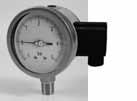 MANO-TRASMETTITORE Pressure gauge with local readout MANO-TRASMETTITORE Pressure gauge with local readout Manometro DN100 a molla tubolare con trasmettitore integrato Doppio elemento di misura: molla