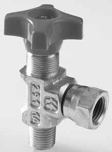 control valves ESCLUSORI Gauge isolators ESCLUSORI Gauge isolator modello model FT 291 FT 2291 Esclusore per manometro, a spillo, a 90 Gauge isolator, needle valve 90 angle MATERIALE MATERIAL