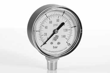 Dry and glycerine filled pressure gauges capsule gauges manometri per pneumatica DN 40 Pressure gauges for pneumatic applications ds 40 manometri per pneumatica DN 40 Pressure gauges for pneumatic