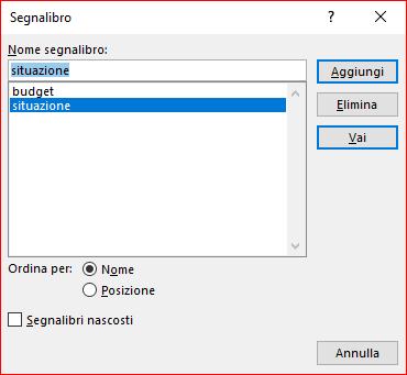 36 AM3 Elaborazione testi livello avanzato - Posizionare il cursore nel punto del testo in cui si desidera aggiungere un segnalibro o selezionare il testo da contrassegnare.