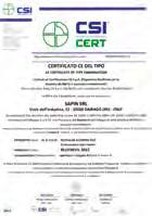LANCE CERTIFICATE MED LANCE CERTIFICATE MED LANCIA BLUEDEVIL MED Lance antincendio certificate MED 0497.