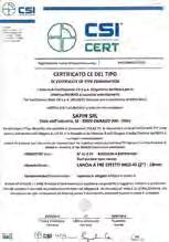 LANCIA A 3 EFFETTI MED DN 45 Lancia antincendio certificata MED 0497. Certificate a norma UNI EN 15182-1 e 3.