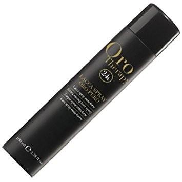 Page: 12 LACCA ORO PURO STYLING E FINISHING Lacca Oro Puro Styling E Finishing Lacca spray extra forte con Cheratina, Argan e Filtro Solare.