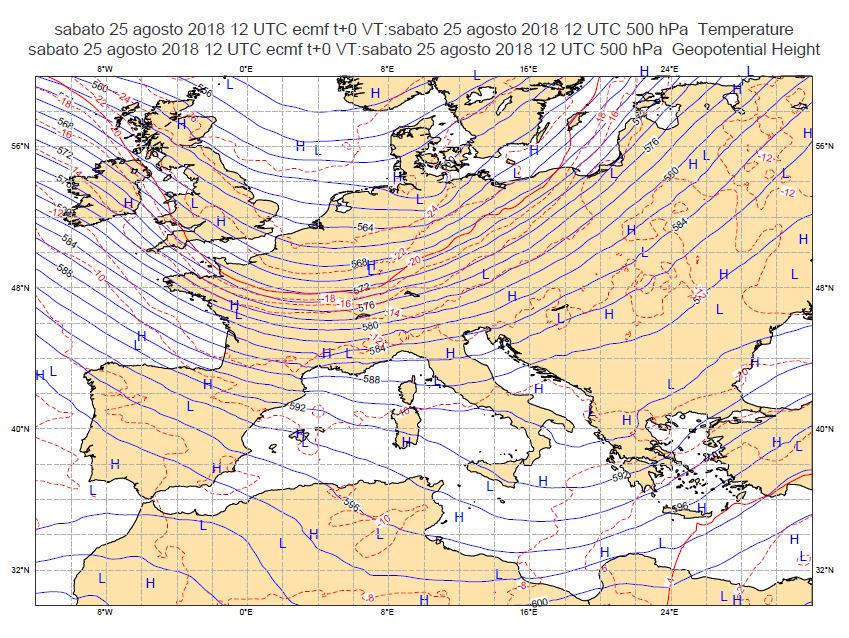 CARATTERIZZAZIONE METEOROLOGICA DEL MESE DI AGOSTO 2018 Agosto 2018 è risultato più caldo e più piovoso della norma.