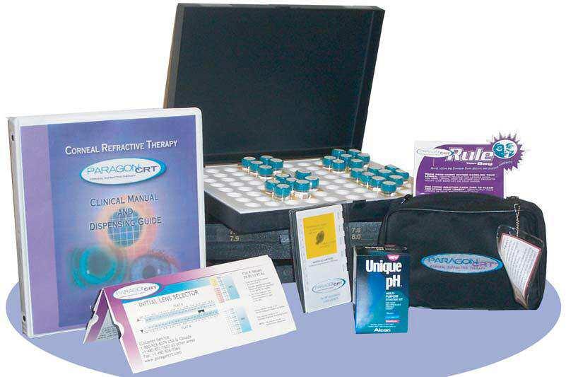 Paragon CRT Diagnostic Dispensing System Approvazione FDA il 13 giugno 2002 il sistema CRT della Paragon ha ottenuto l approvazione FDA per il trattamento notturno.