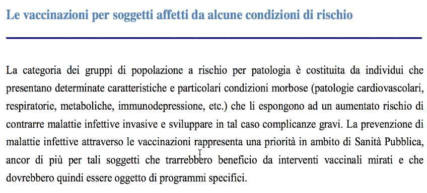 PNPV 2017-2019 Vaccinazioni per