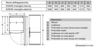 Serie 4 Frigoriferi/congelatori combinati KGN36IJ3A Frigorifero combinato NoFrost Vario