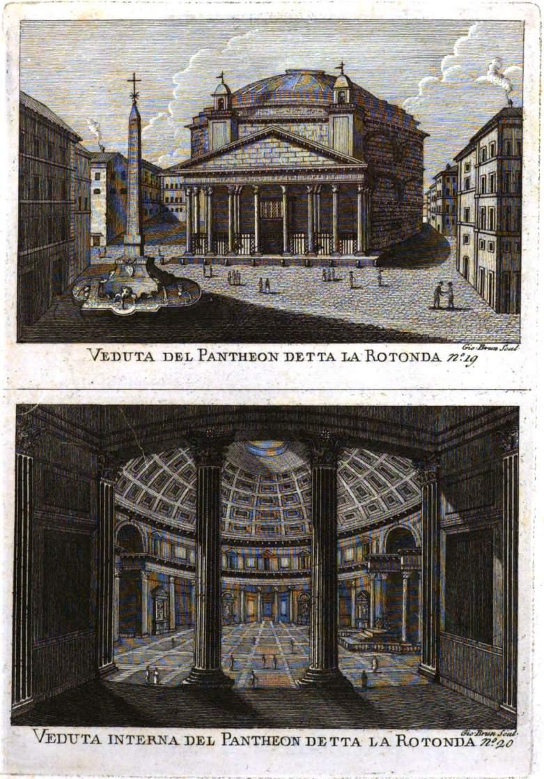 í**j» Aw«У.*.// Vedtjta del Pantheon detta la Rotonda?