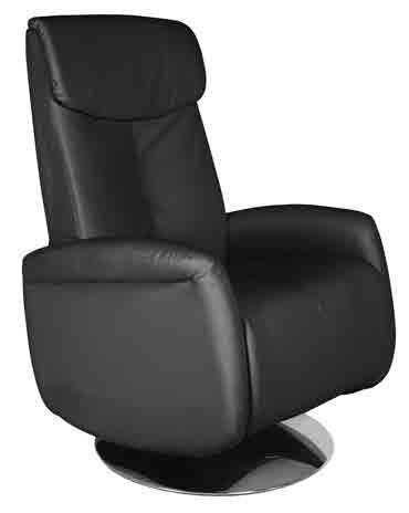 346 9289-09 Rosso Poltrona recliner manuale