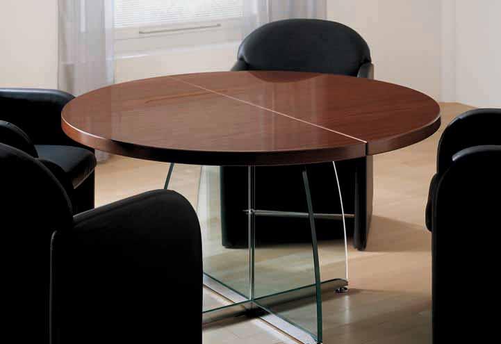 modular meeting tables are fitted with a central cable